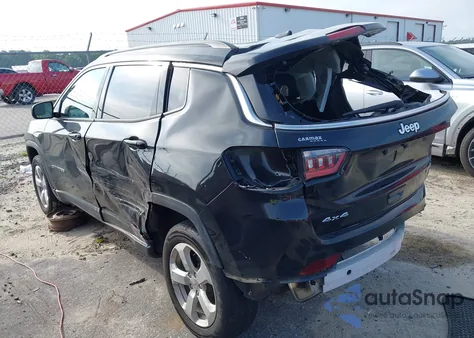 2020 Jeep Compass Latitude 4X4 из США, поврежденный, VIN 3C4NJDBBXLT252452